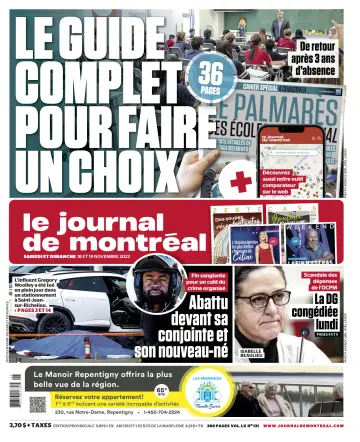 Le Journal de Montreal - 18 Nov 2023