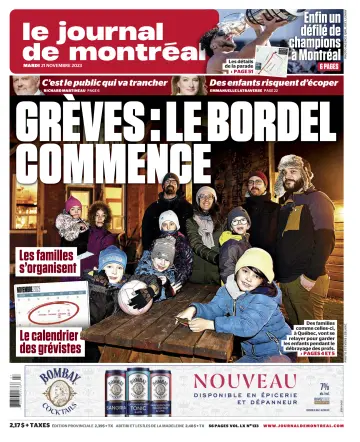 Le Journal de Montreal - 21 Nov 2023