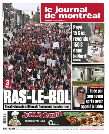 Le Journal de Montreal - 24 Nov 2023
