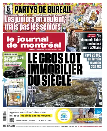 Le Journal de Montreal - 25 Nov 2023