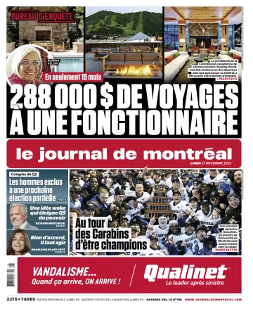 Le Journal de Montreal - 27 Nov 2023