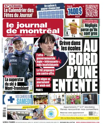 Le Journal de Montreal - 2 Dec 2023