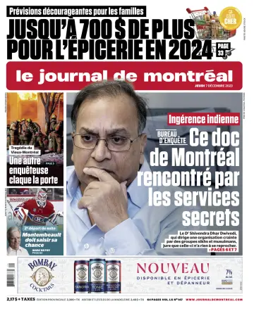 Le Journal de Montreal - 7 Dec 2023
