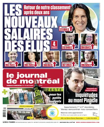 Le Journal de Montreal - 9 Dec 2023