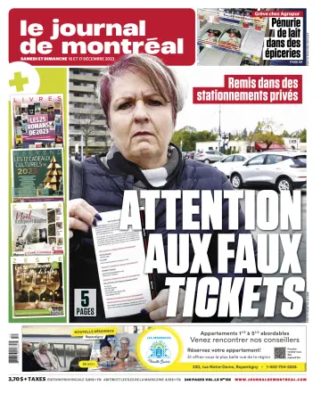 Le Journal de Montreal - 16 Dec 2023