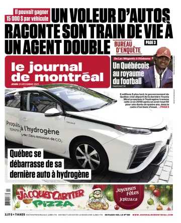 Le Journal de Montreal - 21 Dec 2023