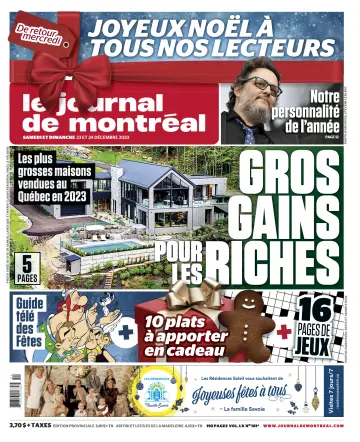 Le Journal de Montreal - 23 Dec 2023