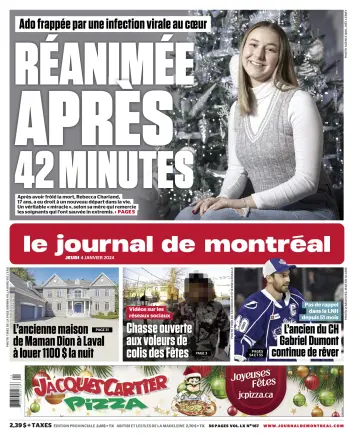 Le Journal de Montreal - 4 Jan 2024