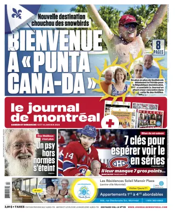 Le Journal de Montreal - 13 Jan 2024