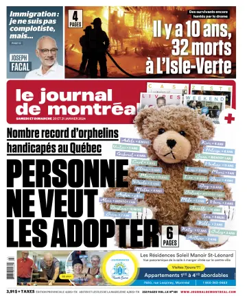 Le Journal de Montreal - 20 Jan 2024