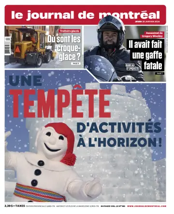 Le Journal de Montreal - 25 Jan 2024