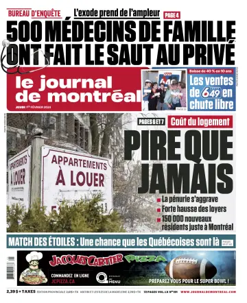 Le Journal de Montreal - 1 Feb 2024