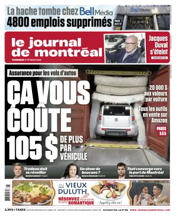 Le Journal de Montreal - 9 Feb 2024