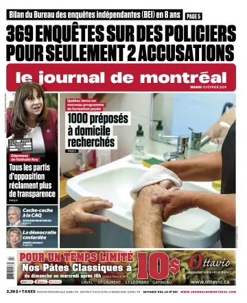 Le Journal de Montreal - 13 Feb 2024