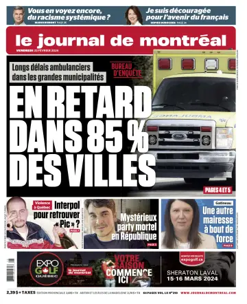 Le Journal de Montreal - 23 Feb 2024