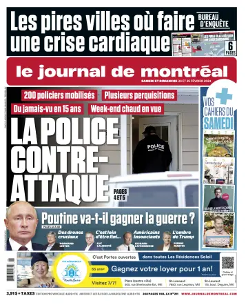 Le Journal de Montreal - 24 Feb 2024