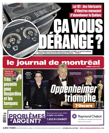 Le Journal de Montreal - 11 Mar 2024