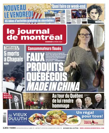 Le Journal de Montreal - 22 Mar 2024
