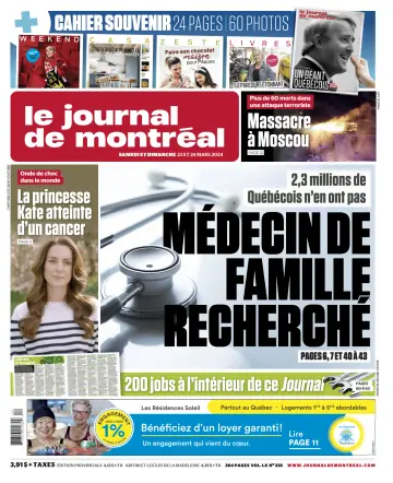 Le Journal de Montreal - 23 Mar 2024