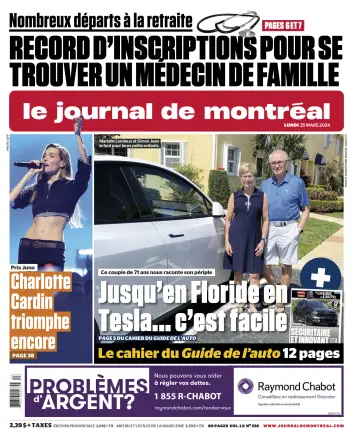 Le Journal de Montreal - 25 Mar 2024