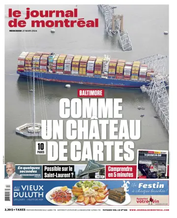 Le Journal de Montreal - 27 Mar 2024