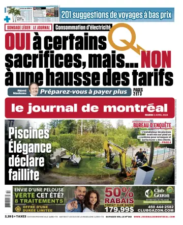 Le Journal de Montreal - 2 Apr 2024