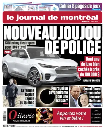 Le Journal de Montréal - 03 Nis 2024