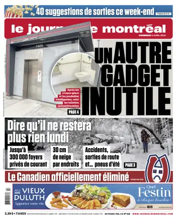 Le Journal de Montreal - 5 Apr 2024