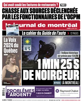 Le Journal de Montreal - 8 Apr 2024