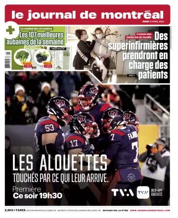 Le Journal de Montréal - 11 4月 2024