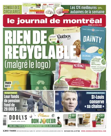 Le Journal de Montréal - 18 abr. 2024