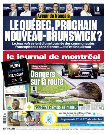 Le Journal de Montréal - 20 4월 2024
