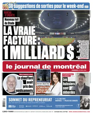 Le Journal de Montréal - 26 四月 2024