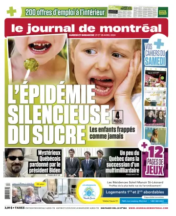 Le Journal de Montréal - 27 Apr. 2024
