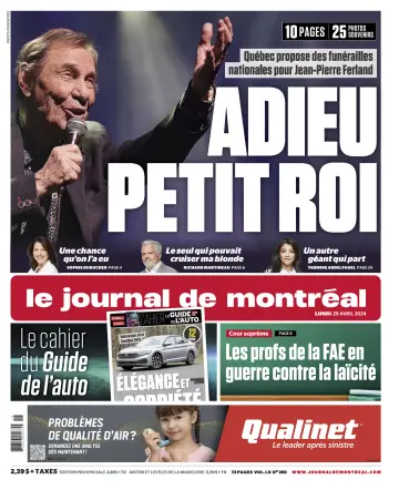 Le Journal de Montréal - 29 avr. 2024