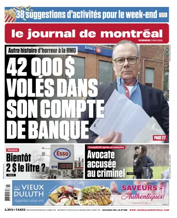 Le Journal de Montréal - 3 Bealtaine 2024
