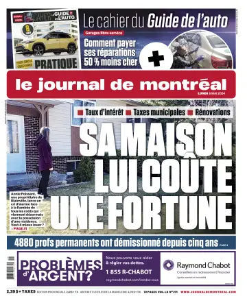 Le Journal de Montréal - 06 mayo 2024