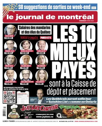 Le Journal de Montréal - 10 mayo 2024
