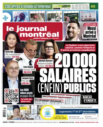 Le Journal de Montréal - 11 май 2024
