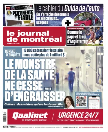 Le Journal de Montréal - 13 Mai 2024