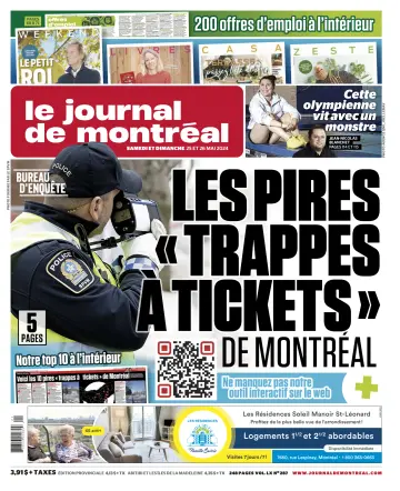 Le Journal de Montreal - 25 May 2024