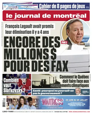Le Journal de Montréal - 29 Ma 2024
