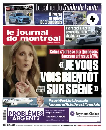 Le Journal de Montreal - 17 Jun 2024