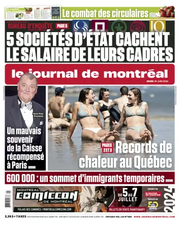 Le Journal de Montreal - 20 Jun 2024