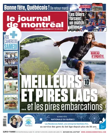 Le Journal de Montreal - 22 Jun 2024