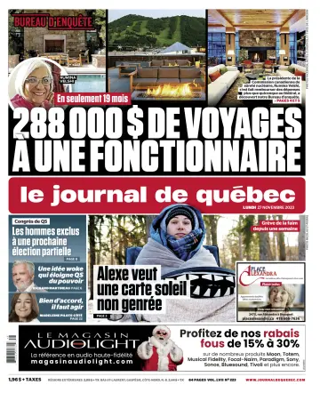 Le Journal de Quebec - 27 Nov 2023