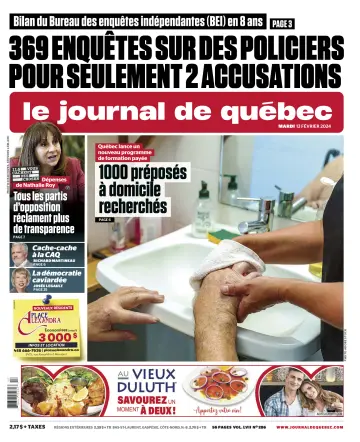 Le Journal de Quebec - 13 Feb 2024