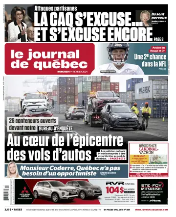 Le Journal de Quebec - 14 Feb 2024