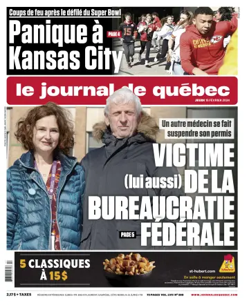 Le Journal de Quebec - 15 Feb 2024
