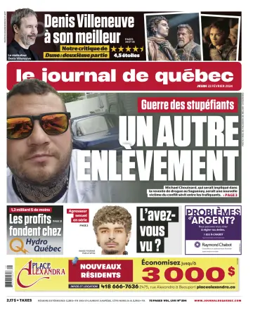 Le Journal de Quebec - 22 Feb 2024